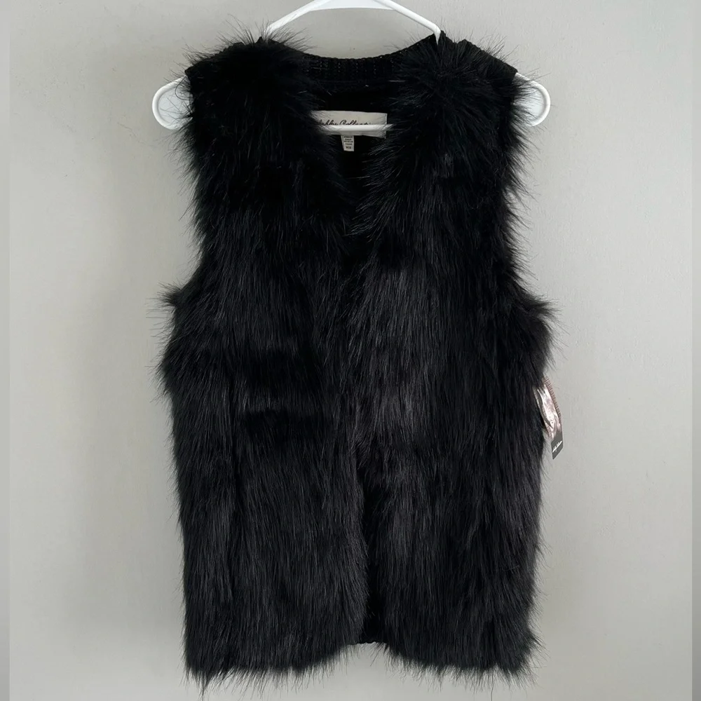 Sebby Collection Faux Fur Vest.
